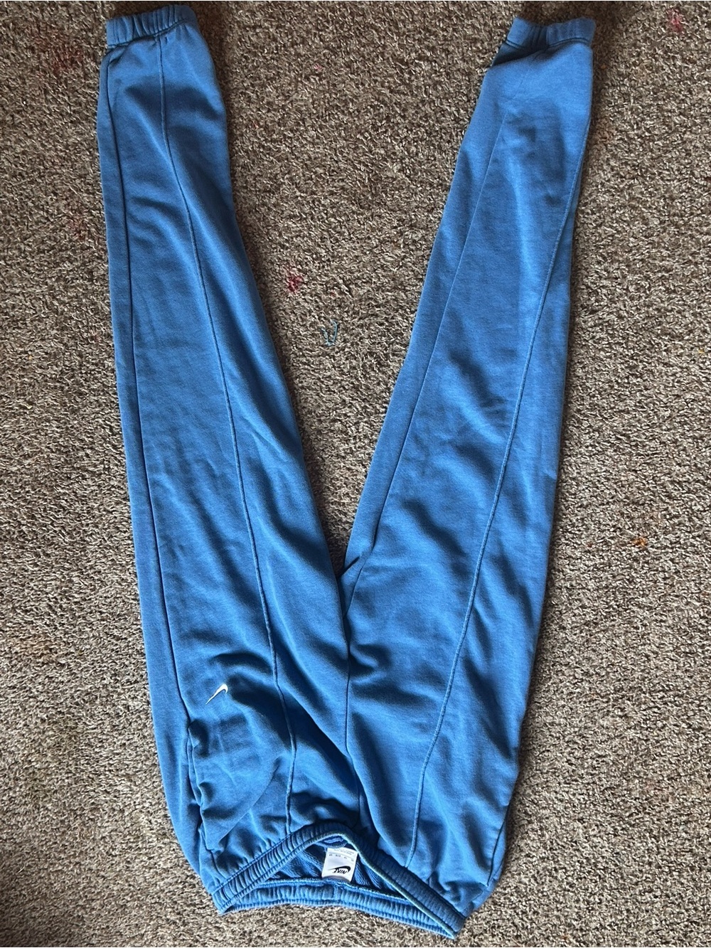 Nike Blue Kids Jogger Pants with Subtle Logo